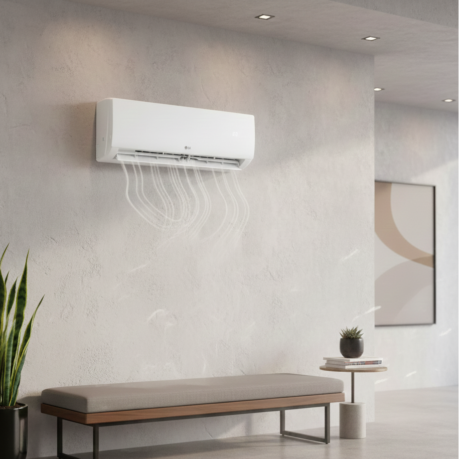 LG 12,000 BTU JETCOOL PLUS Split Air Conditioner – Cool Only, Model H12TN4