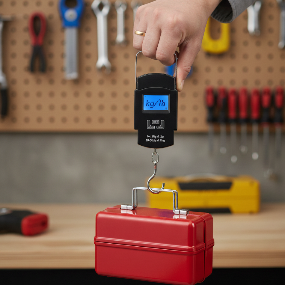 Mini digital weighing scale with LCD display for precise small-item measurement