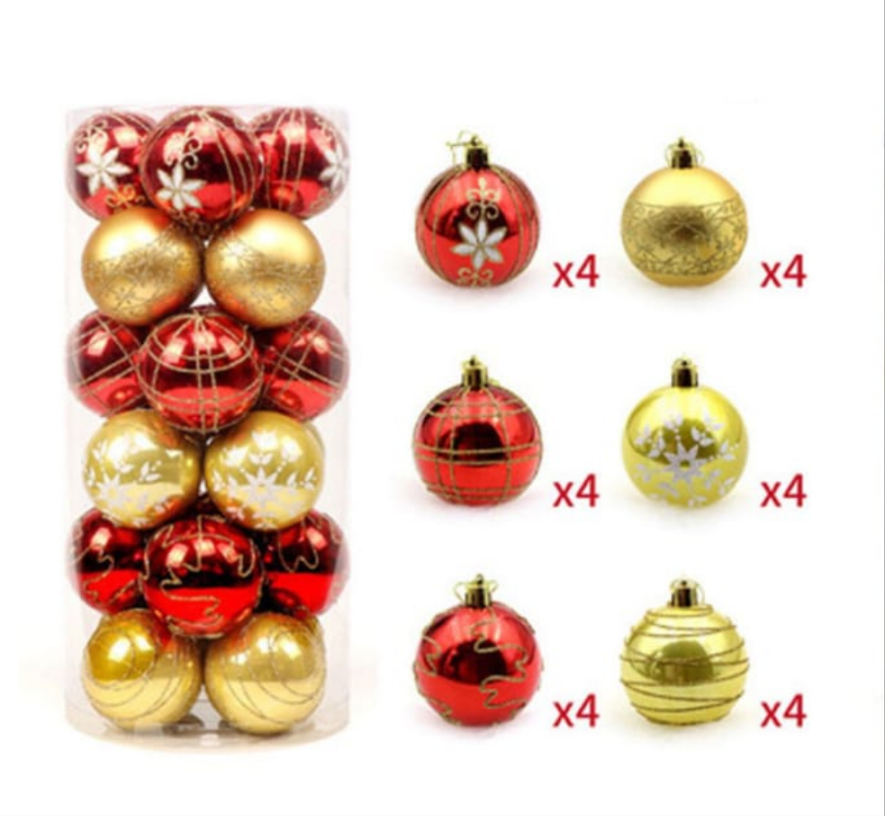 24pc Christmas Balls