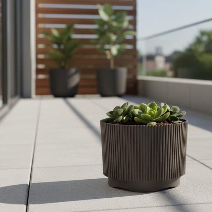 Coral Square Indoor and Outdoor Plant Pot
