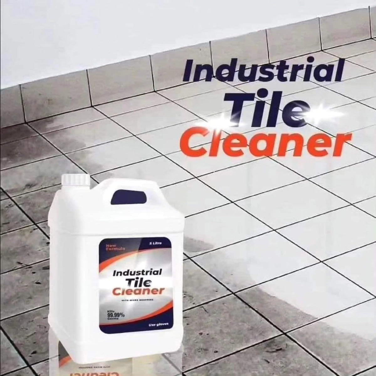 5 Litres Industrial Tile Cleaner – Removes Stubborn Stains