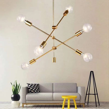 Modern ceiling chandelier light 6Arm