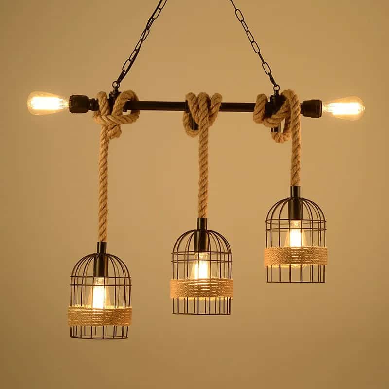 Rustic Ceiling Chandelier Light