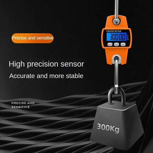 Digital portable hanging heavy duty scale with an lcd display