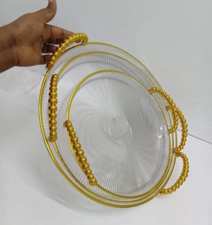 3in1 Tray with Gold handles