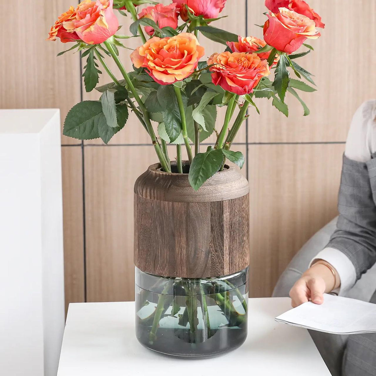 Glass Flower Vase