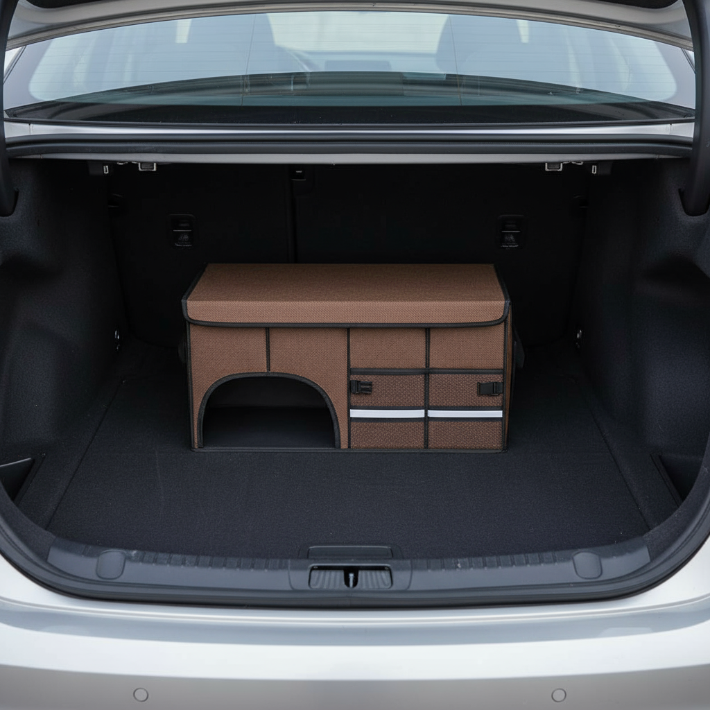 Foldable Car Trunk Storage  Multi-Tool Organizer