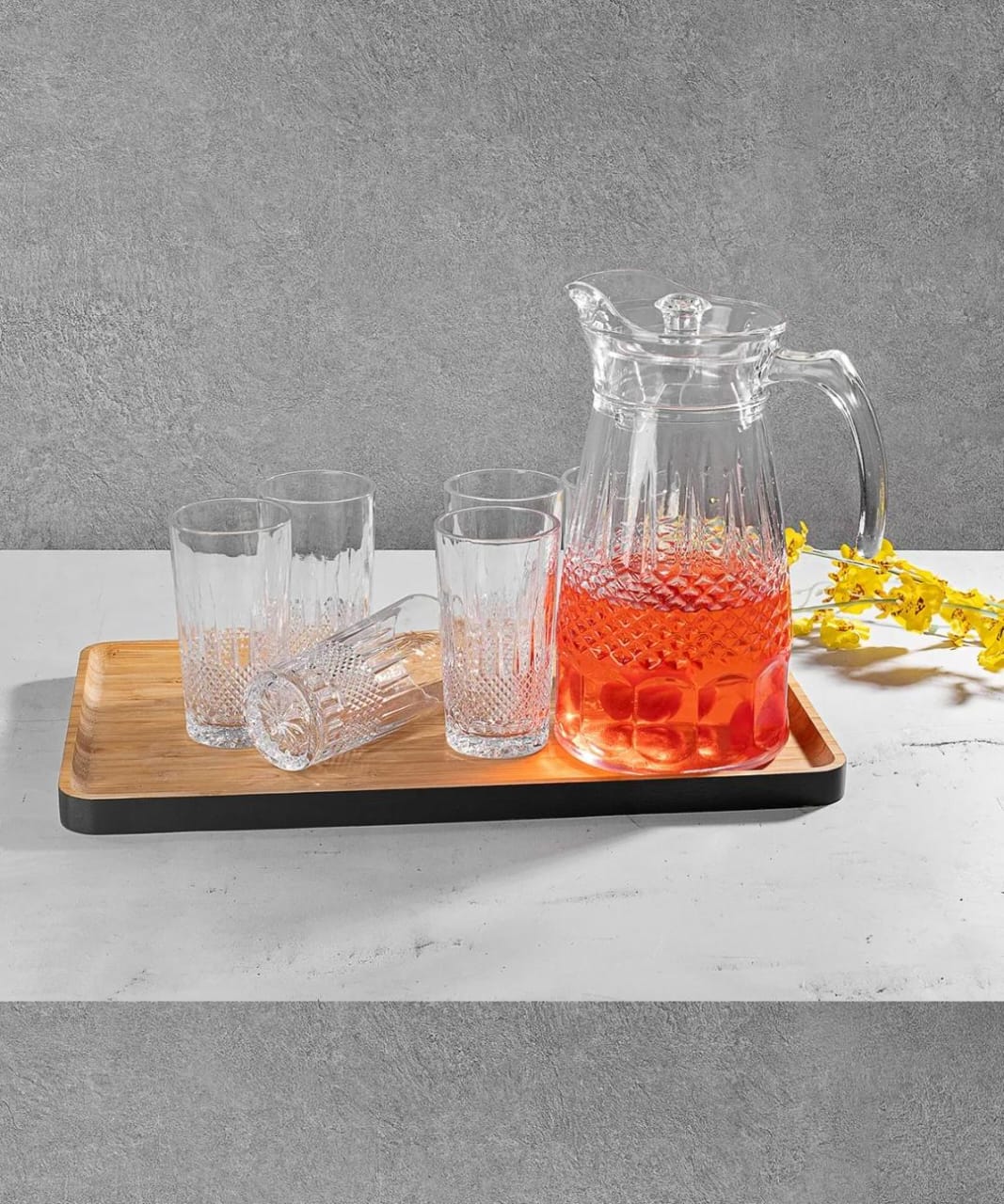 7pc Water Glass Set