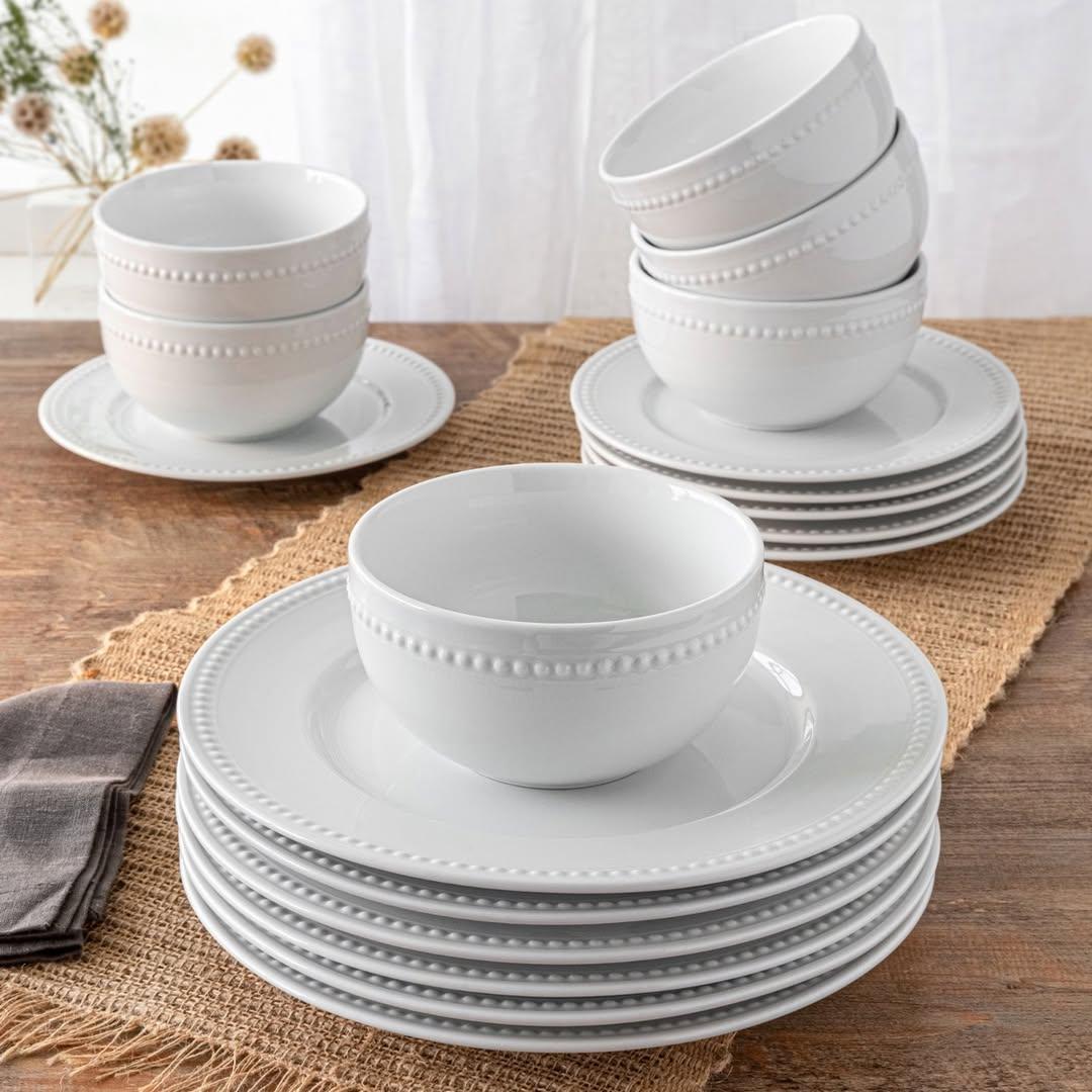 18pcs Dinner Set Dotted