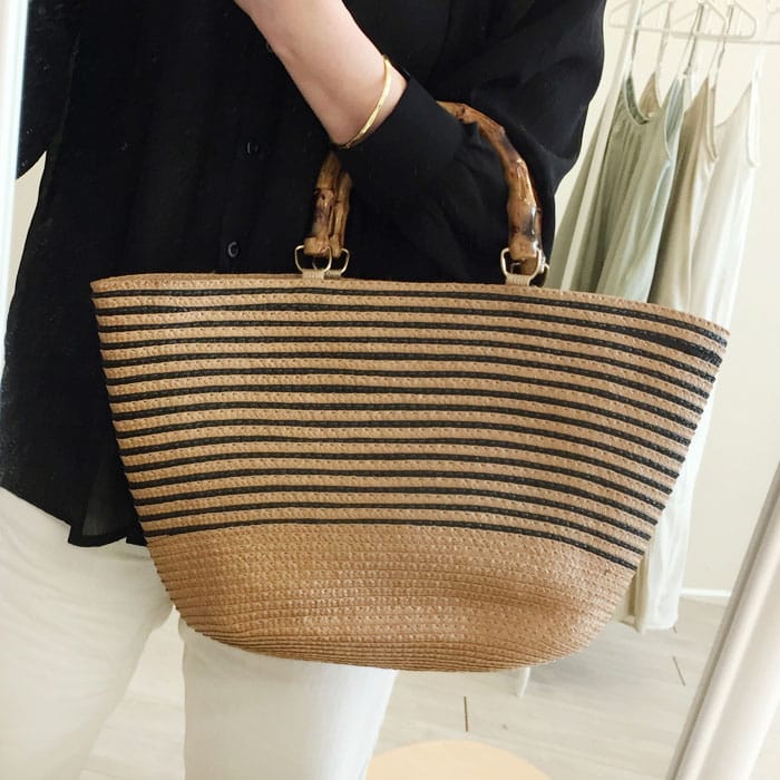 Bamboo Wooven Bag