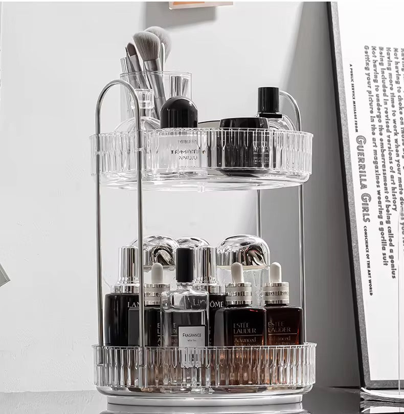 Rotating Acrylic Makeup Organizer
