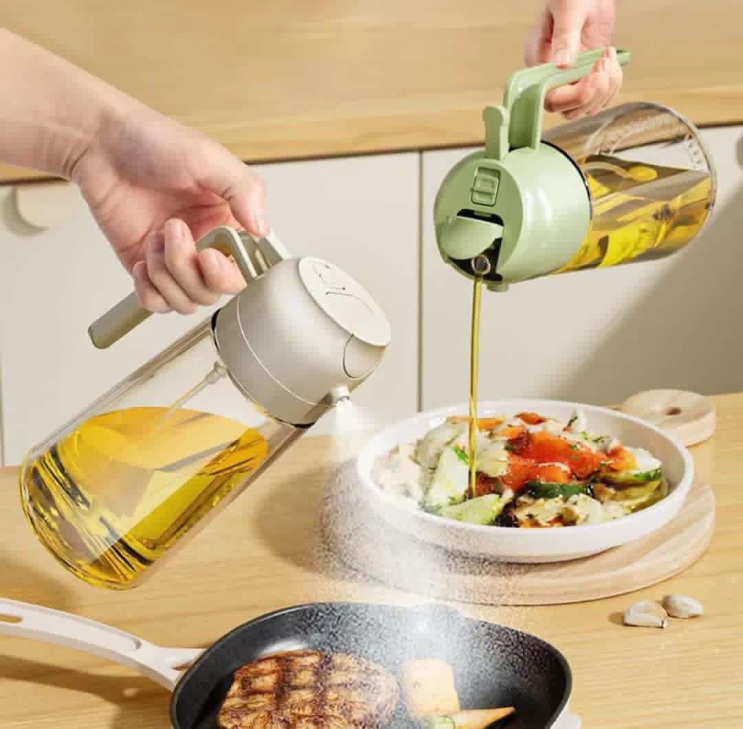 470ml Dual Oil Dispenser & Sprayer