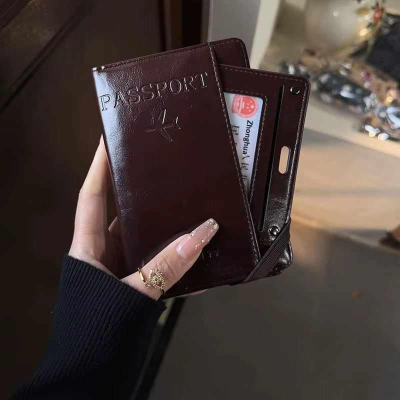 Passport Holder for Travel and Document Storage