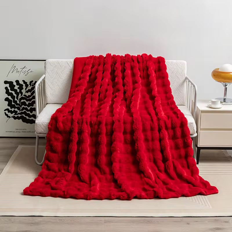 Christmas Winter Bubble Blanket