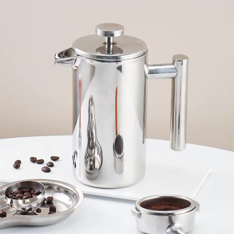 Coffee Press Plunger Mirror Finish Stainless Steel