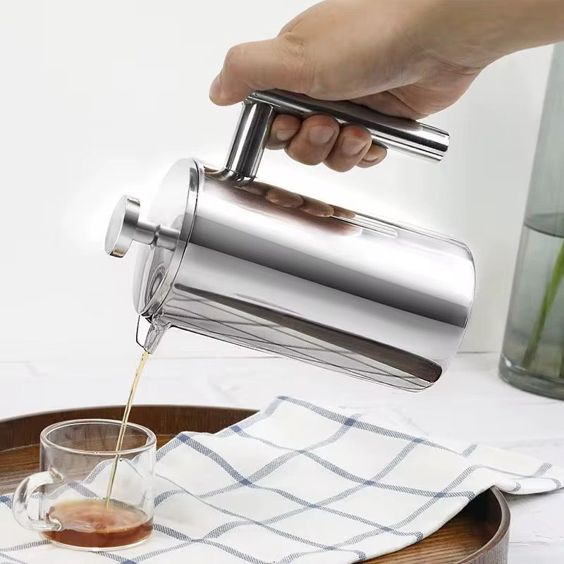 Coffee Press Plunger Mirror Finish Stainless Steel