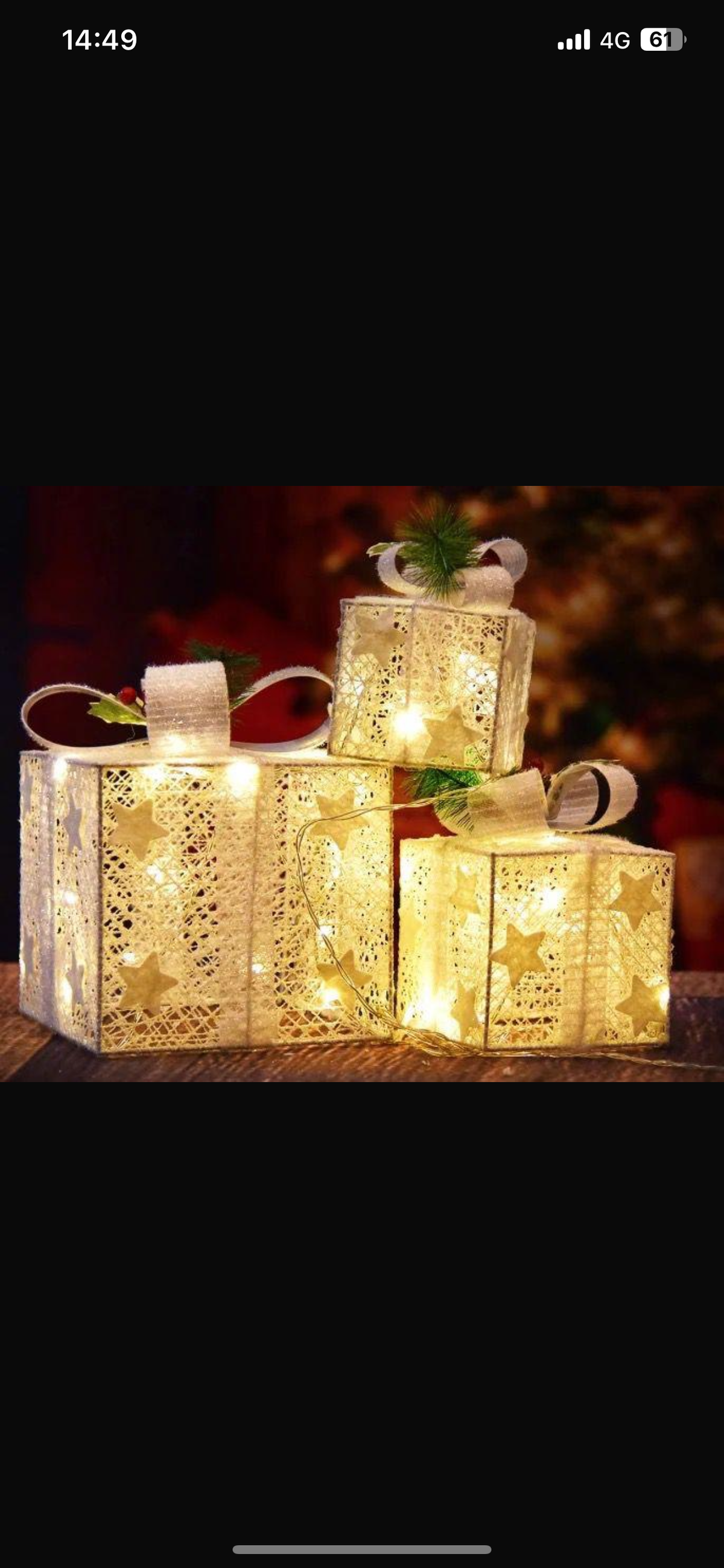 Christmas Gift Boxes Pre-Lit