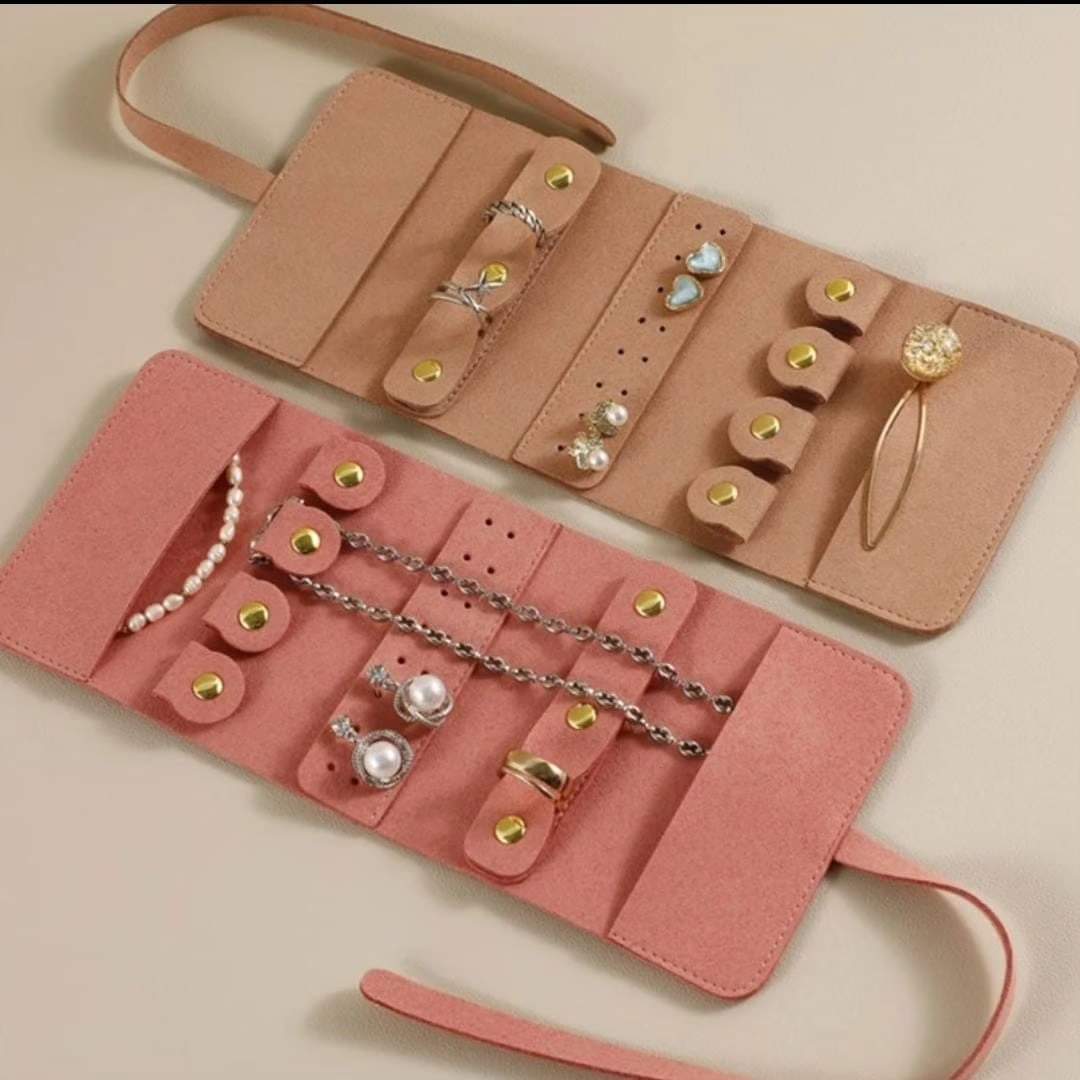 Travel Jewellery Organiser Roll Bag