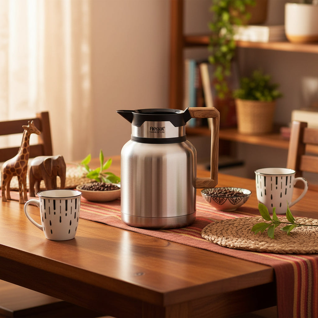 Regal Stainless Steel Vacuum Flask 1L, 1.5L & 2L TSC-UQ