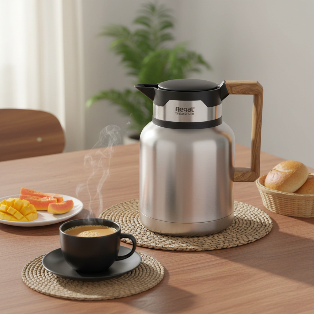 Regal Stainless Steel Vacuum Flask 1L, 1.5L & 2L TSC-UQ