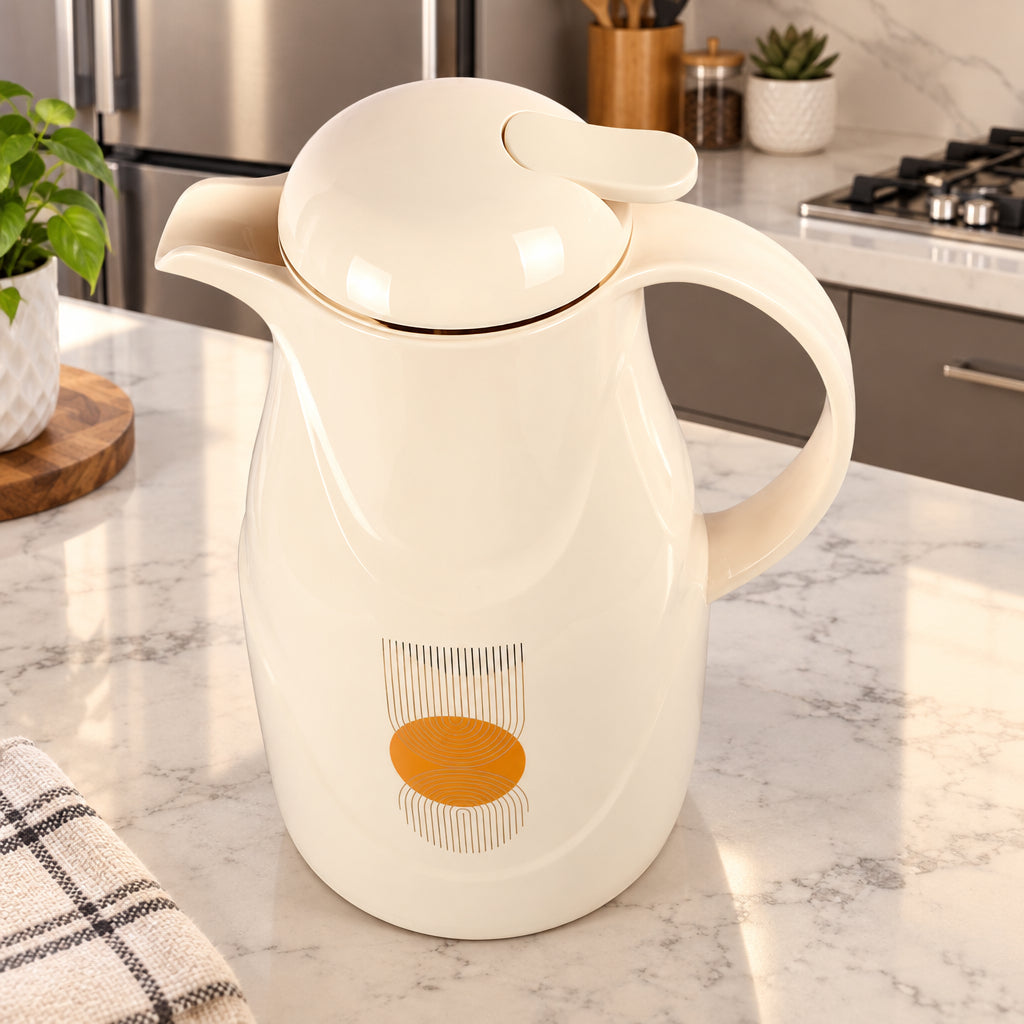 1L Cream Regal Vacuum Flask Cream – REP-10P