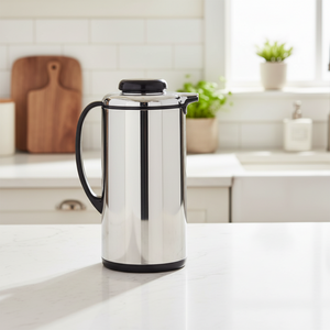 Gemelli Collections Regal Stainless Steel Vacuum Flask RAD-10S 1 Litre Double Wall Insulated Hot and Cold Beverage Flask