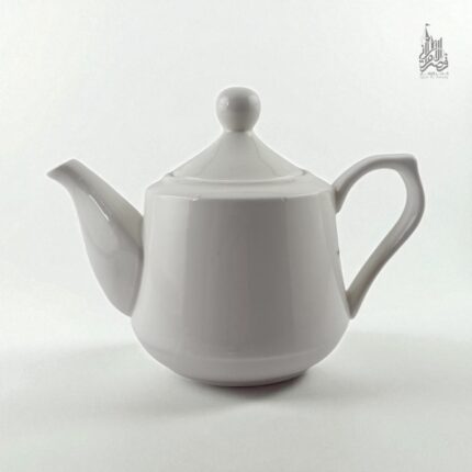 600ml Square Ceramic White Kettle