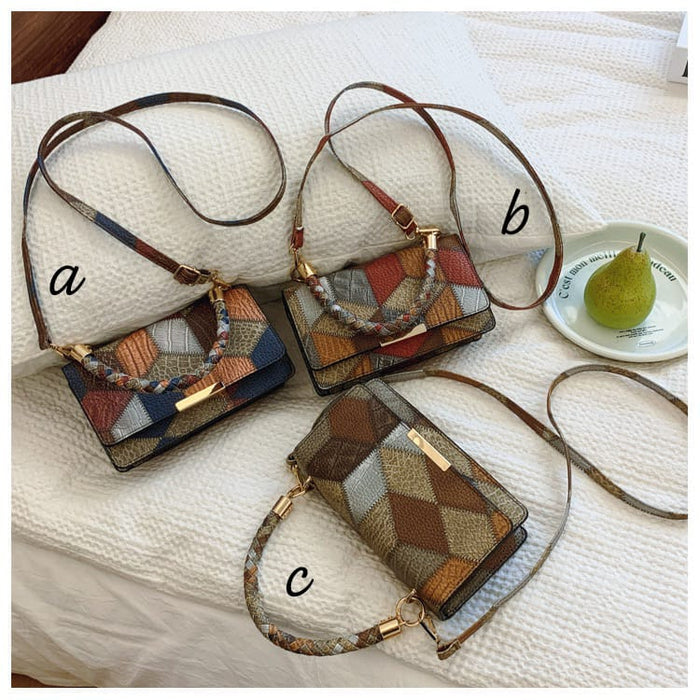 Multicoloured diamond pattern sling bag for everyday use available in Nairobi, Kenya
