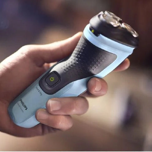Gemelli Collections 3000X Series wet and dry electric shaver with SkinProtect technology ComfortCut blades anti corrosion shaving system 3D floating heads pop up trimmer waterproof design fast charging and cordless operation for comfortable grooming**