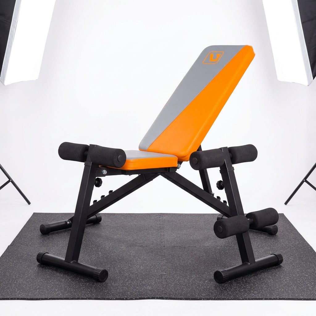 Adjustable Foldable Sit-Up Bench with Cushion PEXRCSR43