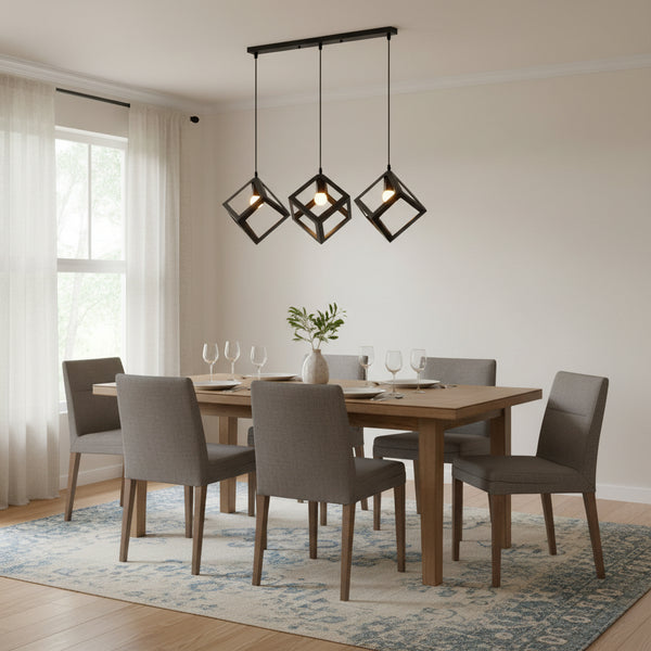 vintage style loft iron metal pendant light black e27 industrial hanging ceiling lamp aluminium modern interior lighting fixture PL0860MEBK