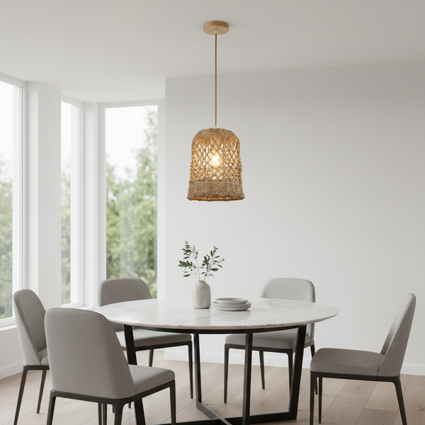 Natural Woven Seagrass Pendant Lamp PL WD25-23
