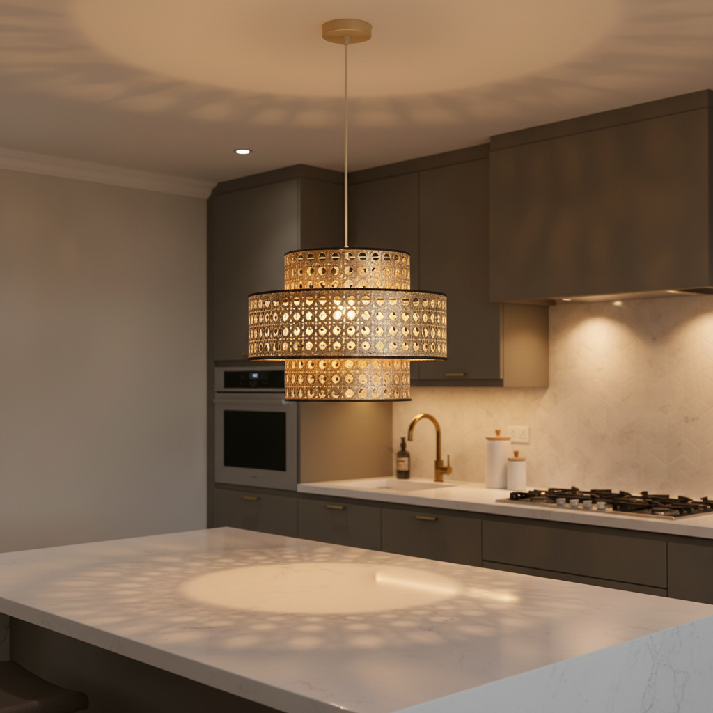 ayered bamboo pendant lamp gemelli collection