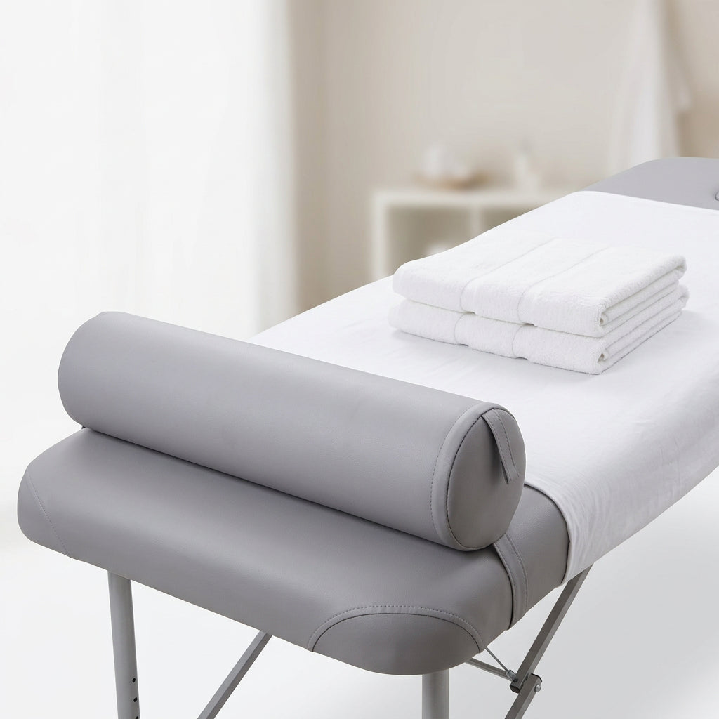 Grey Leather Massage Table Bolster PMSGTBL10