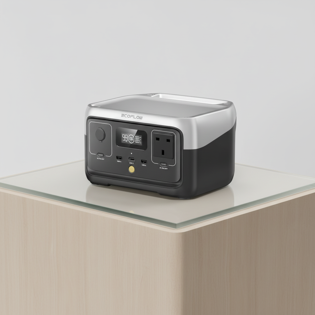 EcoFlow RIVER 2 Portable Power Station (ZMR600-B-UK)