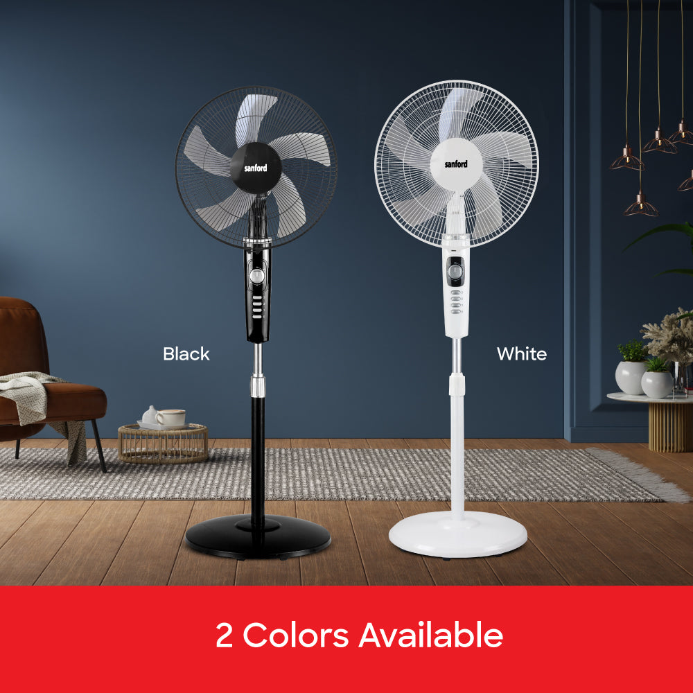 Sanford 18 Inch Stand Fan 60W Motor 3 Speed Control SF938SFN