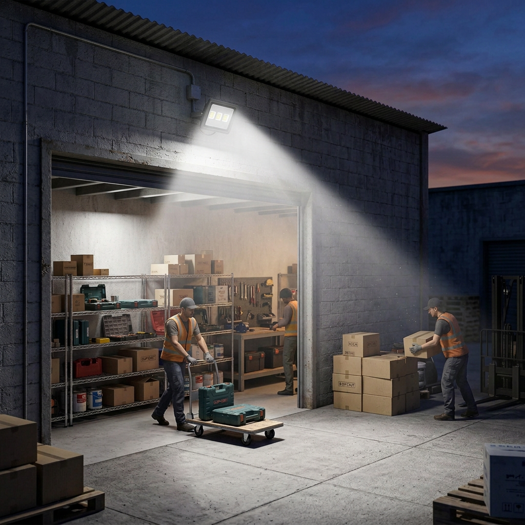 150W Aluminium Diecast LED Flood Light, Warm White 3000K, 39 × 37 × 39.5mm – SL 2079-15-WW