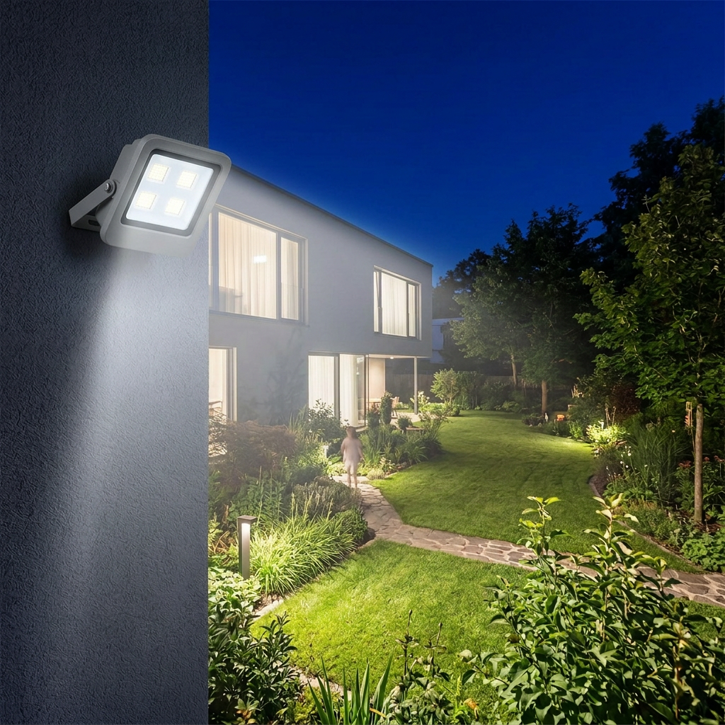 200W Aluminium Diecast LED Flood Light, Daylight 6000K, 43.5 × 39.5 × 44mm – SL 2079-20-DL