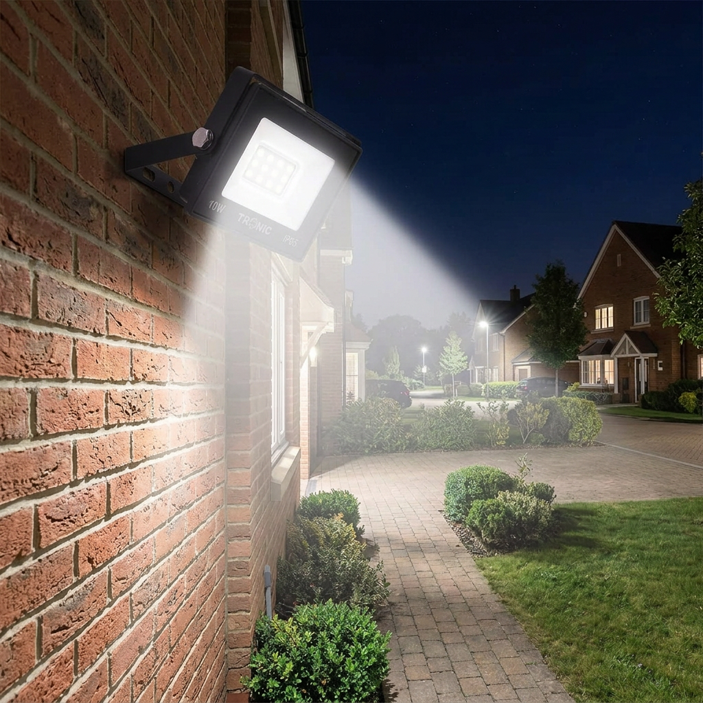 10W LED Flood Light 6500K Daylight White IP65 Rated SL 1079-01-BK-DL