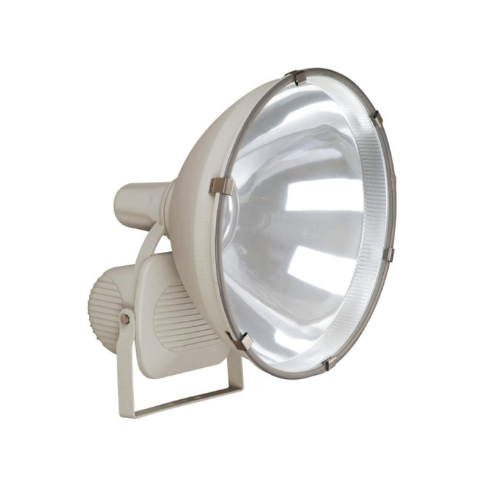 400W Outdoor Metal Halide Floodlight Fitting, E40 Base, Grey Diecast Aluminium – SL 2045-02