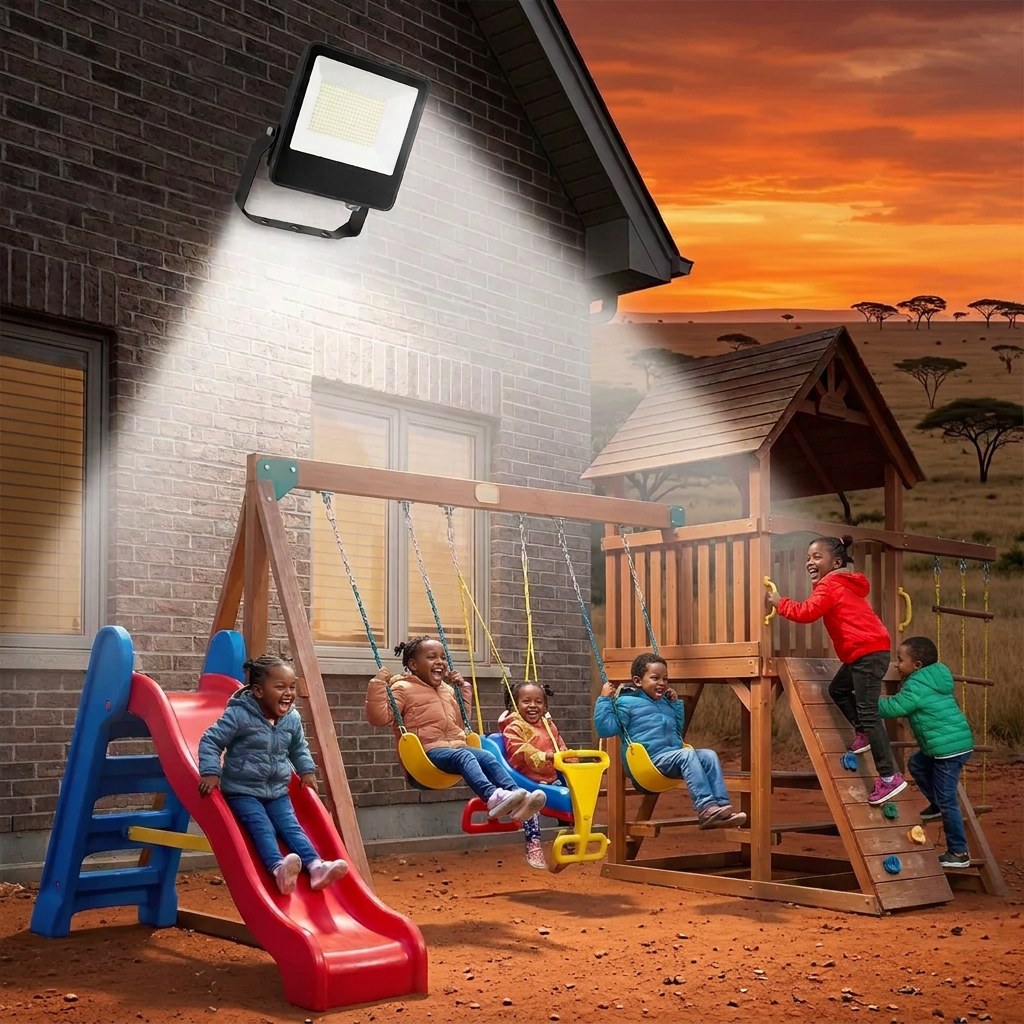 200W LED Floodlight Warm White IP66 6kV Surge Protection SL 2109-20-WW