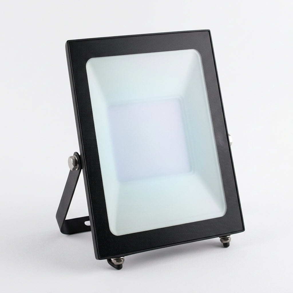 150W Slim Black LED Floodlight Daylight 6500K IP65 SL 3079-15-BK-DL
