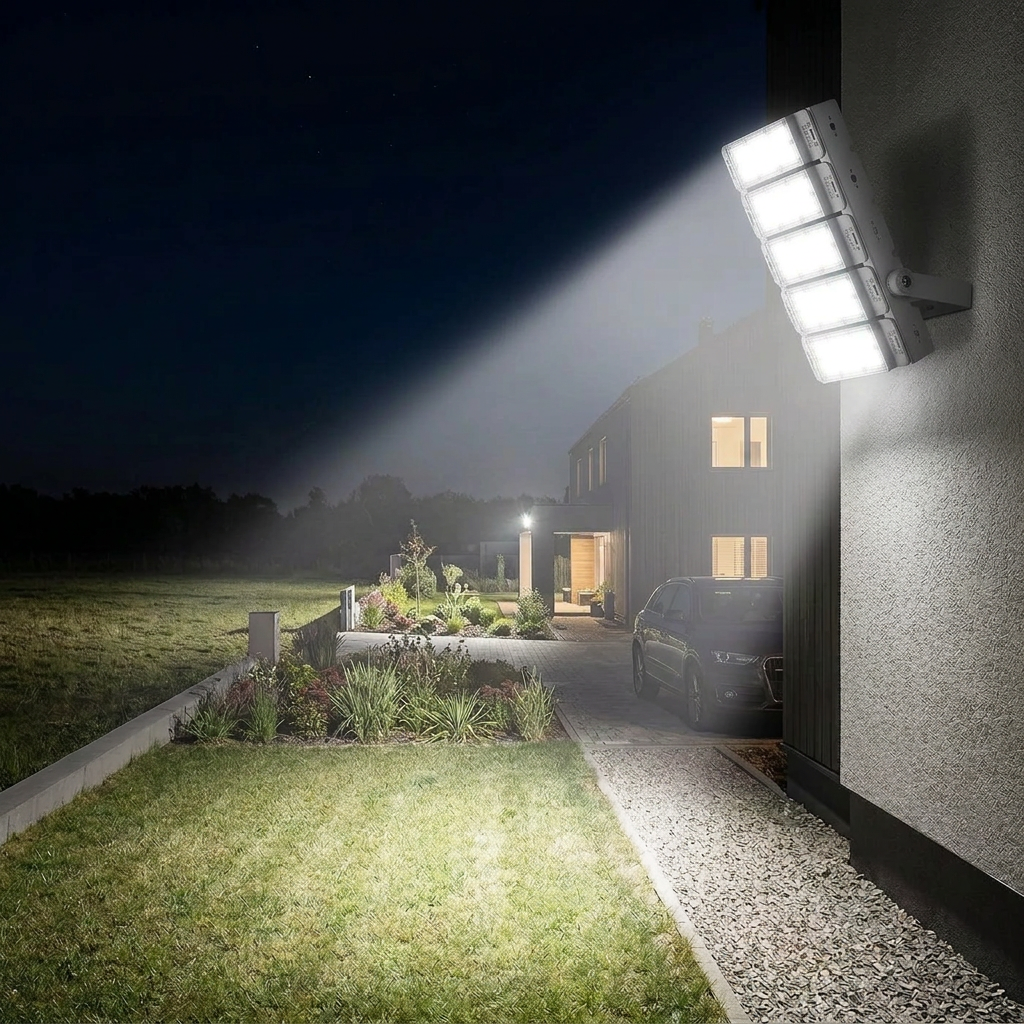 250W LED Floodlight Daylight 6500K 34200 Lumens IP65 Aluminium Housing