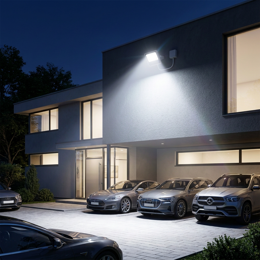 200W High-Power LED Floodlight, Daylight 6500K, IP65 – SL 5079-20-DL