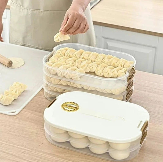 Multi-layer Food storage Organizer with Lid