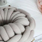 Round Modern Decorative Knot Ball Pillow