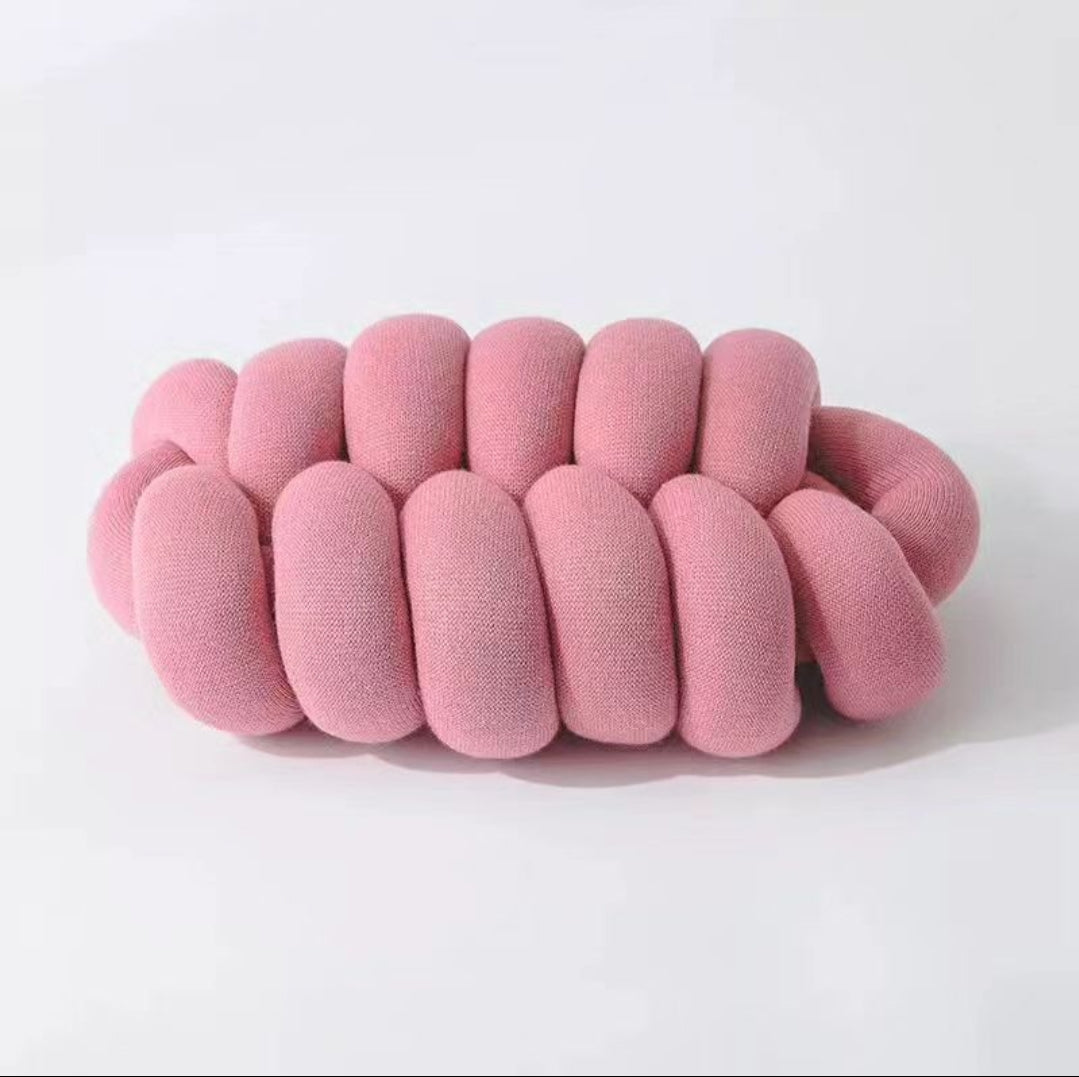 High Quality Rectangle Modern Decorative Knot Ball Pillow