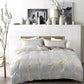 Luxury Gold Marble texture Foil style Duvet cover Set