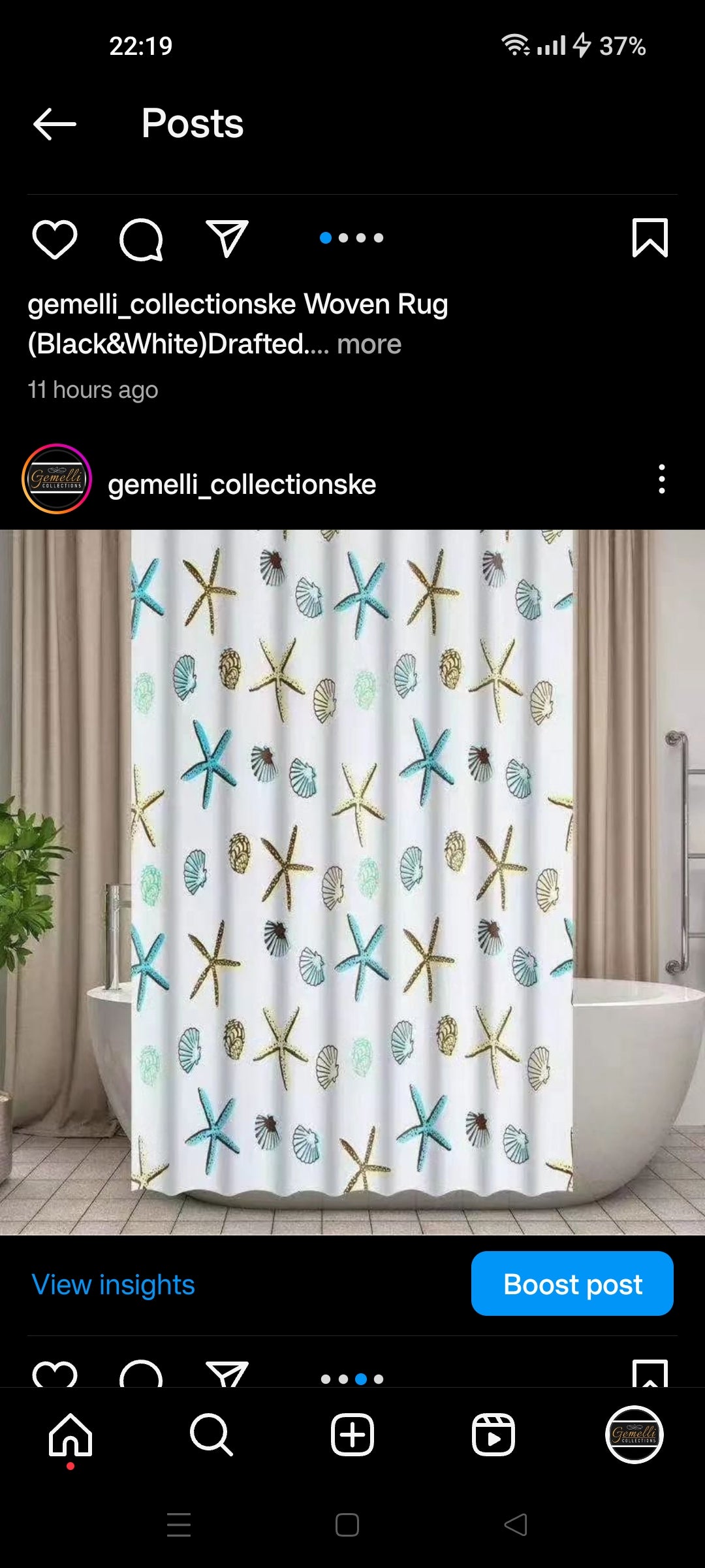 Waterproof Shower curtain
