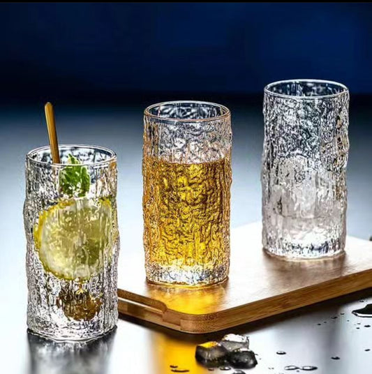 Borosilicate Long Water Glasses - Set of 6